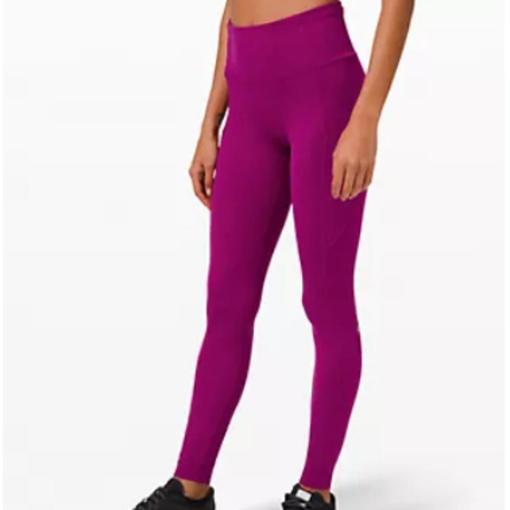 Fast & Free Brushed Fabric High Rise Tight 28"